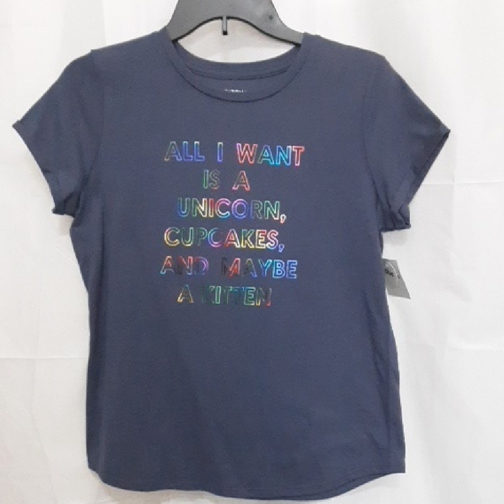 Kids Navy Graphic Tee